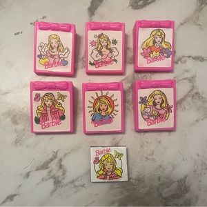 Barbie vintage 90s Mattel stamps lot no ink